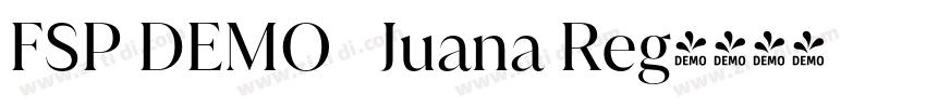 FSP DEMO   Juana Reg字体转换